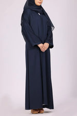 Load image into Gallery viewer, Navy Blue Zoom Abaya