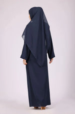 Load image into Gallery viewer, Navy Blue Zoom Abaya
