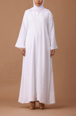Load image into Gallery viewer, White Zoom Abaya