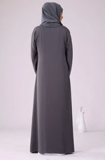 Load image into Gallery viewer, Grey Zoom Abaya