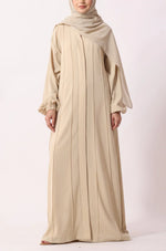 Load image into Gallery viewer, Simple Pleated Abaya